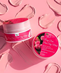 rosy dew pink clay mask in pakistan