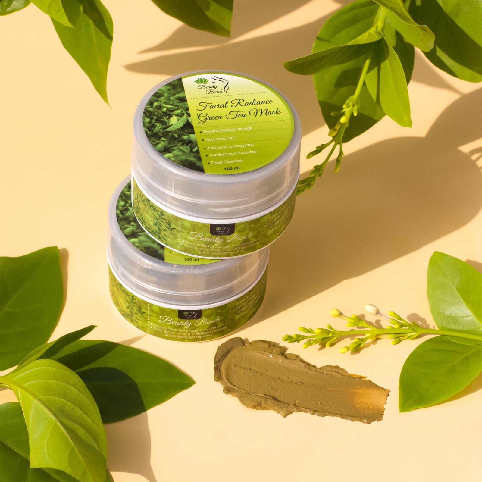 FACIAL RADIANCE GREEN TEA MASK