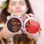 Coffee mask+Apricot Scrub Or Strawberry scrub