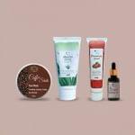 ALOEVERA CLEANSER+FACE SCRUB+FACE MASK+GLOWING SERUM DEAL