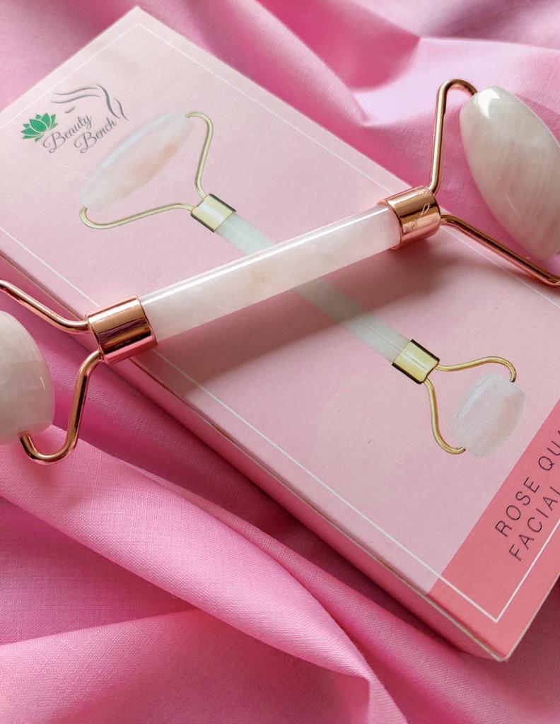 ROSE QUARTZ FACIAL ROLLER - Image 2