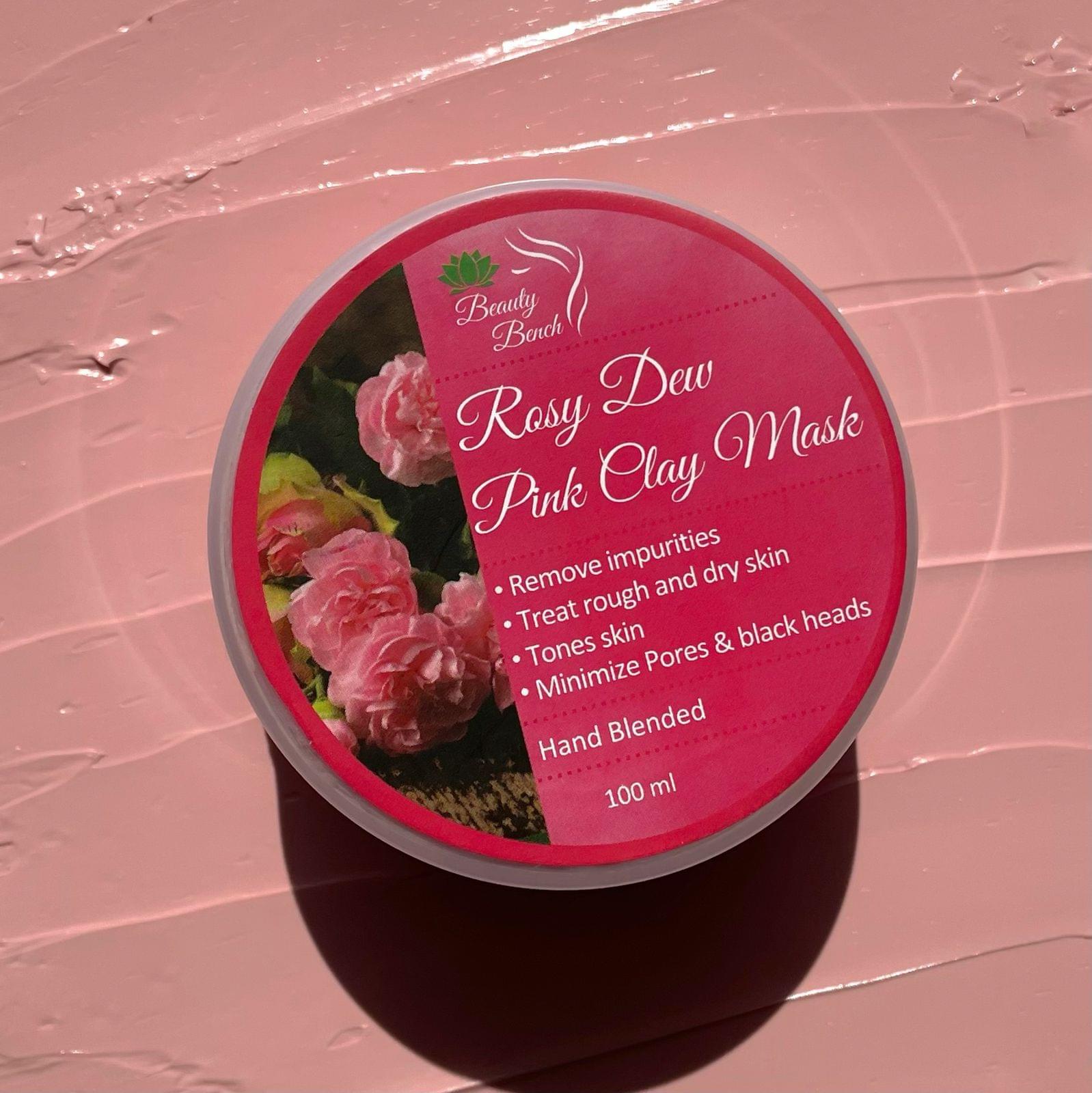 Australian pink clay mask