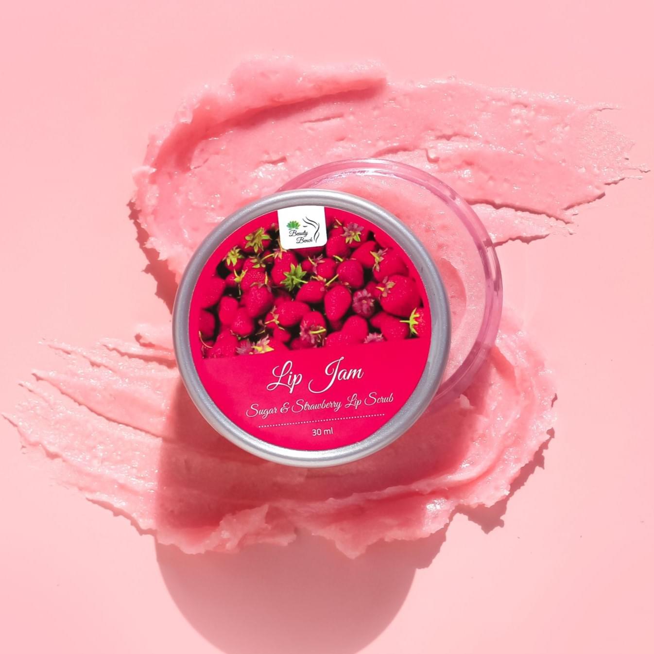 LIP JAM STRAWBERRY LIP SCRUB